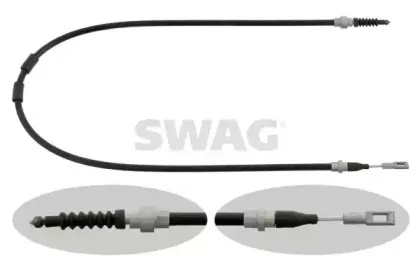 Трос, стояночная тормозная система SWAG купить